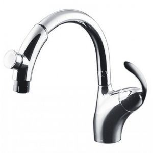 Vòi Bếp TOTO TKN34PBTRR Nóng Lạnh Rút Dây