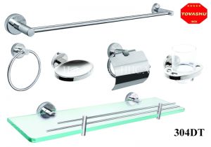 BỘ PHỤ KIỆN INOX CAO CẤP 6 MÓN 304-DT Tovashu