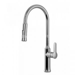 Vòi Bếp Malloca K94C Dây Rút Nóng Lạnh