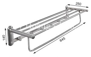 Máng Khăn Bồn Xếp 304-X2 Tovashu