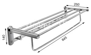 Máng Khăn Bồn Xếp 304-H2  Tovashu