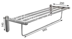 Máng Khăn Bồn Xếp 304-H1  Tovashu