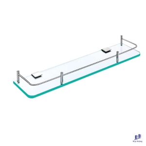Kệ kiếng 1 rào pass vuông inox 304 Tovashu KT1