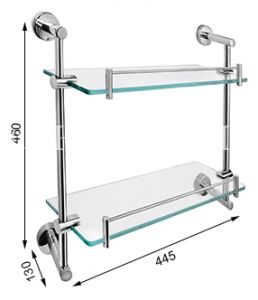 Kệ Kiếng 2 Tầng 304-T2 Tovashu
