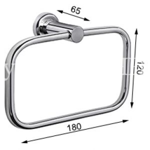 Vòng Treo Khăn Nắp Tròn 304-B1 Tovashu