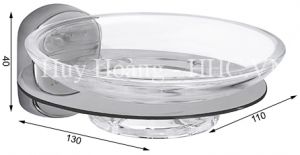 Kệ Xà Bông Kiếng Nắp Ovan 304-A2 Tovashu