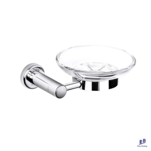 Kệ xà bông kiếng nắp tròn inox 304 Tovashu B2