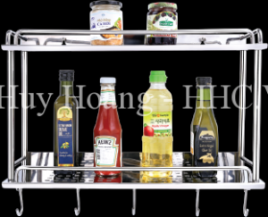 Kệ Gia Vị 2 Tầng 4 Tấc Tovashu