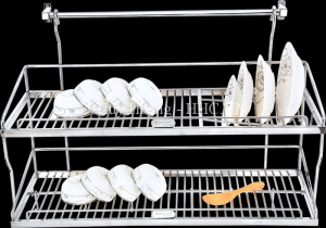 Kệ Sóng Chén 7 Tấc 2 Tầng Treo Tovashu