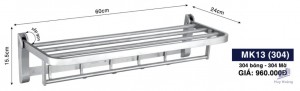 Máng khăn 2 tầng MK13 Inox Hùng Vương