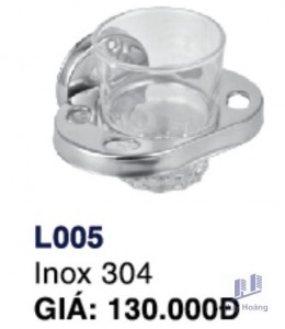 Kệ ly đơn L005 Inox Hùng Vương