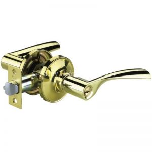 Khóa Tròn Gạt Yale VL5377 US3 Vàng Đồng Cửa Phòng