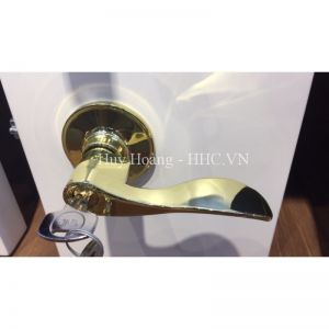 Khóa Tròn Gạt Yale VL6547 US3 Vàng Đồng Cửa Phòng