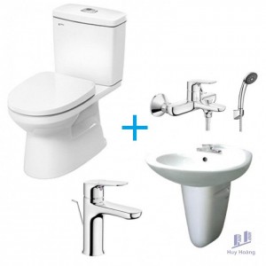 Combo INAX 63 Bộ C-504VAN + L-284V/L-284VC + LFV-1402S + BFV-1403S-4C