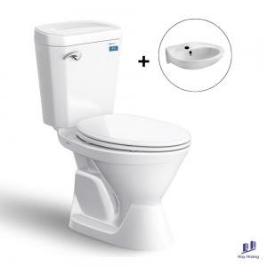 Bồn Cầu Viglacera VI44 2 Khối Nắp Thường