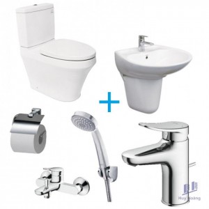 Combo TOTO 9 Bộ CS945DNT3 + LHT300CR + TLS04301V + TBS04302V + DGH104ZR + YH408RV
