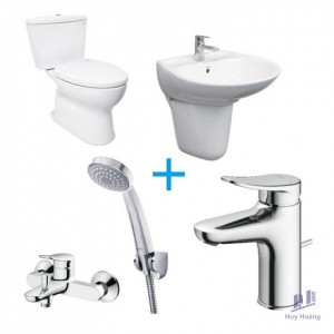 Combo TOTO 1 Bộ CS300DT3Y1 + LHT300CR + TLS04301V + TBS04302V + DGH104ZR