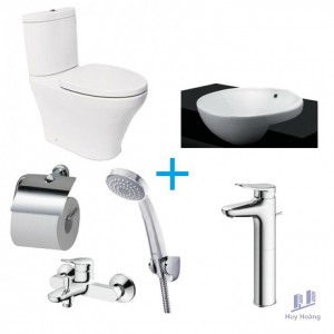 Combo TOTO 11 Bộ CS818DT3 + LT533R + TLS04304V + TBS04302V + DGH104ZR + YH406RV