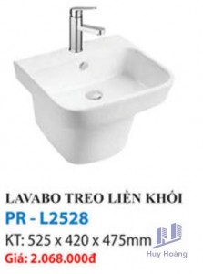 Lavabo treo liền khối Proxia PR-L2528