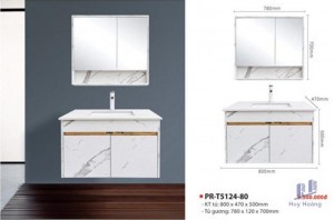 Tủ Lavabo Proxia PR-T5124-80