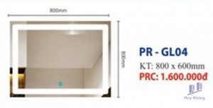 Gương đèn led PR-GL04