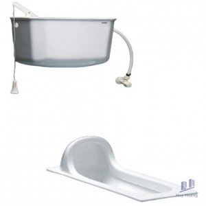 Bồn Cầu Xổm CAESAR CS1280 Thùng T1110 Treo Tường