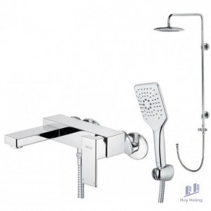 Bộ Vòi Sen Cây Caesar S843C/BS125 Nóng Lạnh