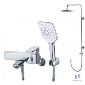 Bộ Vòi Sen Cây Caesar S553C/BS125 Nóng Lạnh