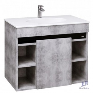 Bộ Tủ Lavabo Caesar LF5026/EH05026ASV Màu Xám Treo Tường