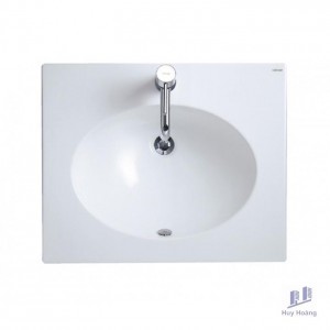 Chậu Rửa Lavabo CAESAR LF5024 Treo Tường - Đặt Bàn 600x500 mm