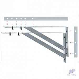 Giá đỡ chậu lavabo âm bàn Caesar BF442-5