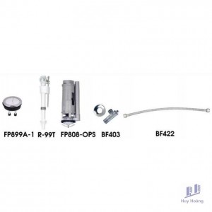 Bộ Xả Bồn Cầu Caesar FP872A 1 Khối (CD1364 CD1374 CD1375)