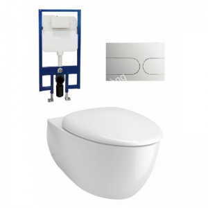 Bồn Cầu TOTO CW812RA/TC600VS/WH172A/MB175M#SS Treo Tường