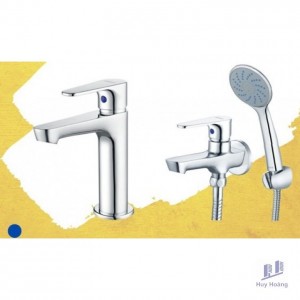 Combo Caesar B060CU + S063C Vòi Lavabo Và Sen tắm Lạnh