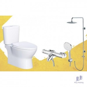 Combo Sen Cây Nhiệt Độ Bồn Cầu Caesar BS125 + TS617 + CD1320