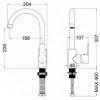 combo-voi-bep-nong-lanh-va-voi-lanh-gan-tuong-caesar-k415c-w027c - ảnh nhỏ 2