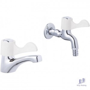 Combo Vòi Lavabo Và Vòi Gắn Tường Caesar B027C + WP027C