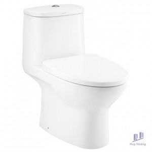 Bồn Cầu COTTO C1053 1 Khối Nắp C91252 Micc Xả Nhấn