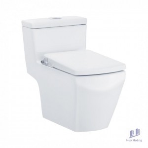 Bàn Cầu 1 khối COTTO C107127(CN) Tetragon Nắp Rửa Cơ