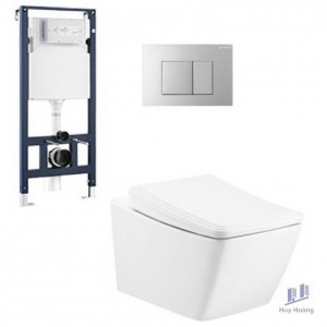 Bồn Cầu Cotto SC19337(F) Treo Tường Thoát Ngang