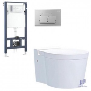 Bồn Cầu Cotto SC198817(F) Treo Tường Thoát Ngang