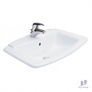Chậu Rửa Mặt Lavabo COTTO C0110 Âm Bàn Dương Vành Victor