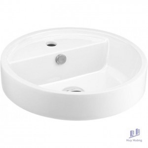 Chậu Lavabo COTTO C003807 WH Đặt Bàn GEO ROUND