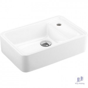 Chậu Lavabo COTTO C00657 Treo Tường  450x300 mm Nhỏ
