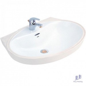 Chậu Rửa Lavabo COTTO C016  Âm Bàn Dương Vành