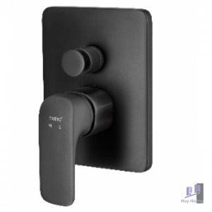 Van Điều Chỉnh Nóng Lạnh Cotto CT2145A#BL  Âm Tường Màu Đen