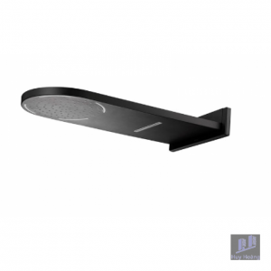 Bát sen mưa gắn tường Cotto Z23#BL Đèn Led 2 Chức Năng màu Đen