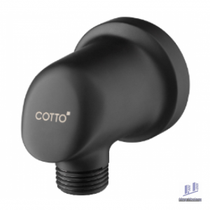Cút nối tường Cotto CT600#BL(HM) Âm Tường Màu Đen