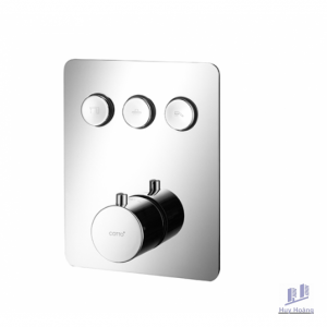 Van Điều Chỉnh Nhiệt Độ Cotto CT3017  Âm Tường 3 Đường Nước