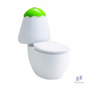 Bồn Cầu COTTO C15037 KW Googai Hai Khối Trẻ Em Nắp Thường